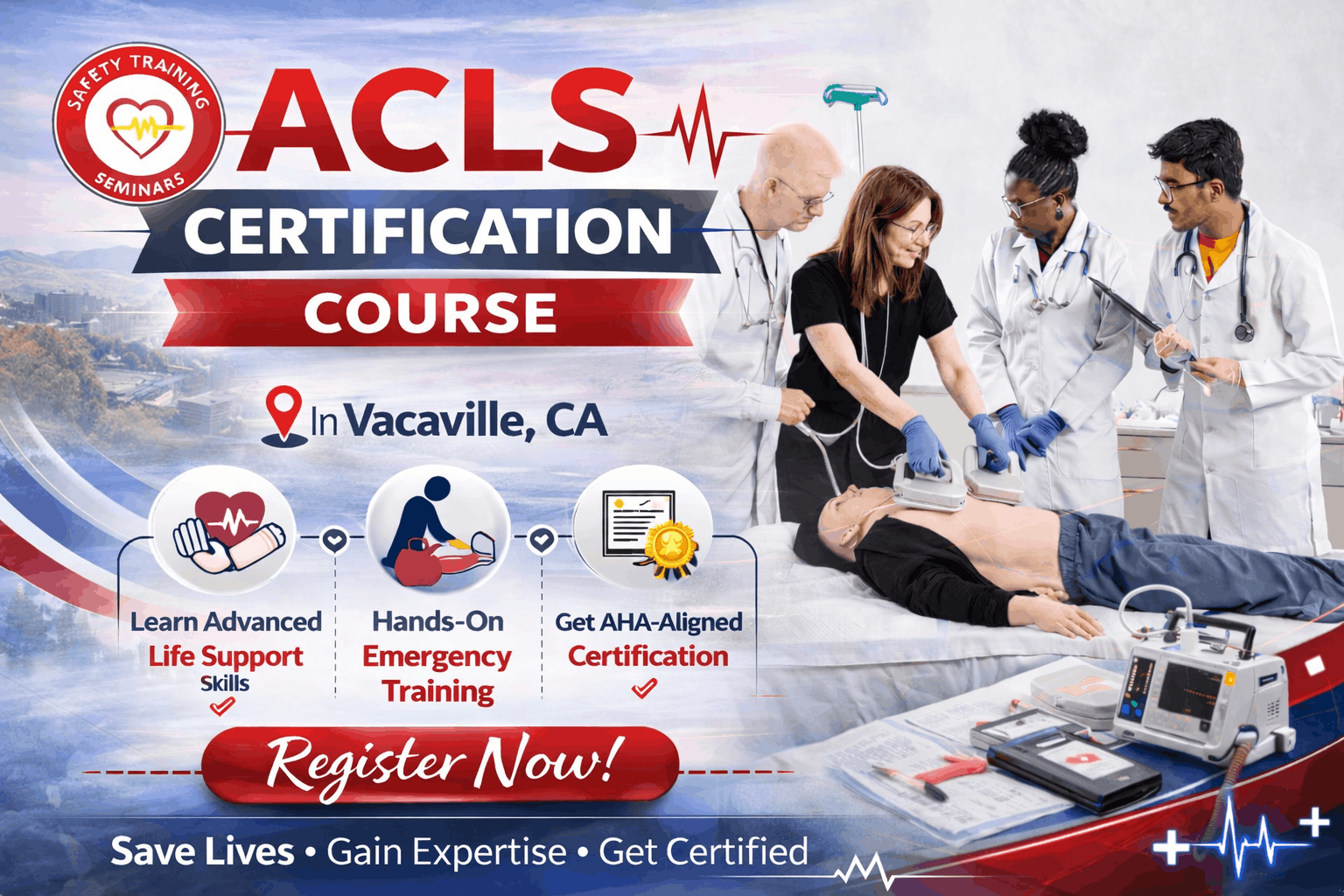 ACLS Certification Class in Vacaville, CA