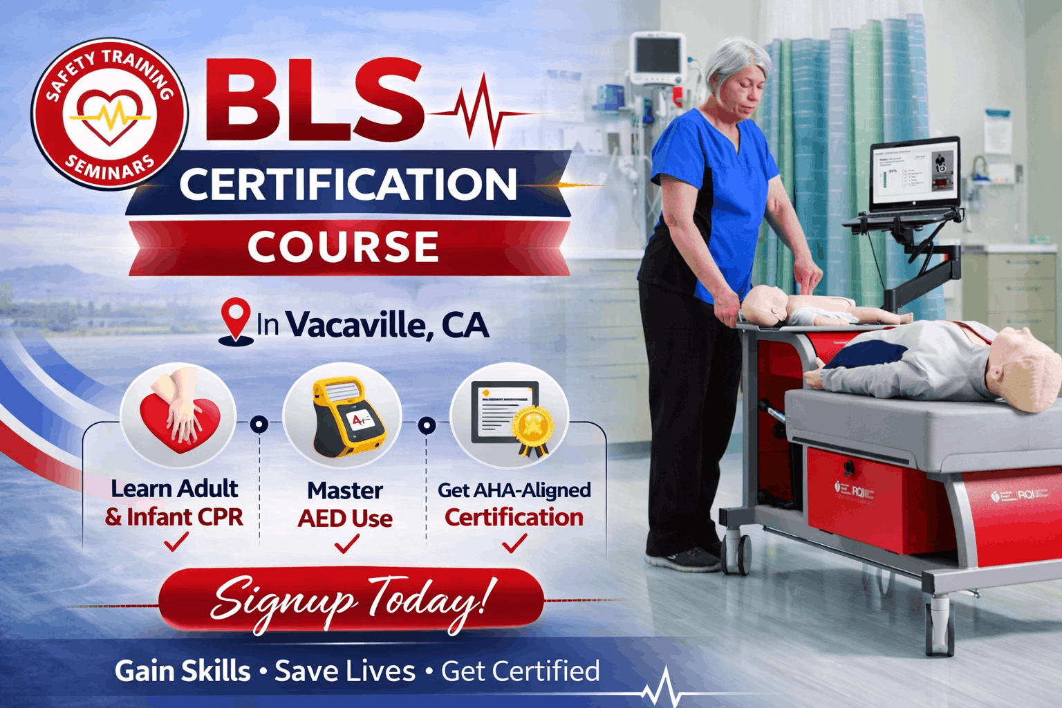 BLS Certification Course in Vacaville, CA